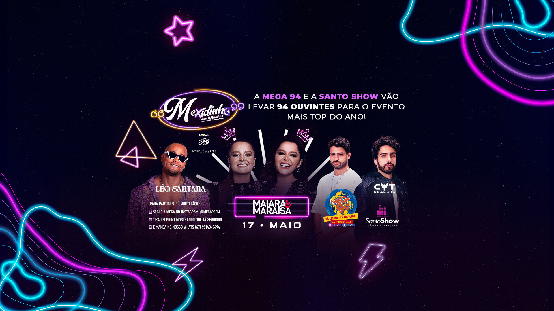 94 Ingressos Mexidinho Das Maiaras